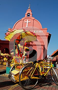 Malacca Tricycle & The Church