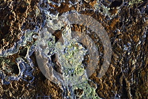 Malachite and azurite background photo