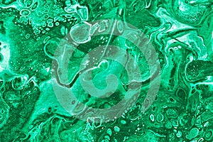 Malachite color marbled surface. Abstract background.