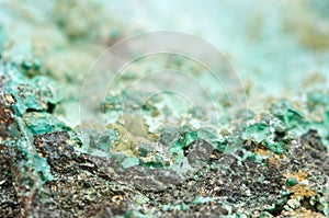 Malachite is a copper carbonate hydroxide mineral