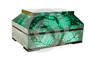 Malachite treasure-box