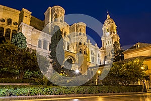 Malaga Cathedral in Andalusia, southern Spain