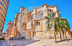 Malaga Cathedral apse, Spain