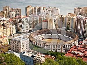 Malaga Bull Ring Andalucia Spain