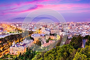 Malaga, Spain Cityscape