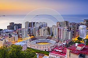 Malaga, Spain Cityscape