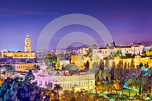 Malaga, Spain Skyline photo