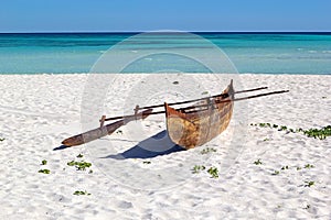 Malagasy fisherman boat, Madagascar