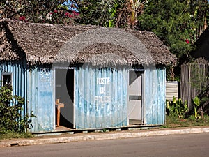 Malagasy Police station in Hell-Ville , Nosy Be Island, Madagascar.