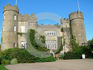 Malahide Castle in Dublin, Ireland.