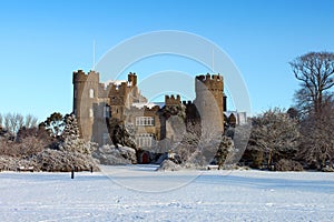 Malahide Castle Snowscape