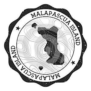 Malapascua Island outdoor stamp.