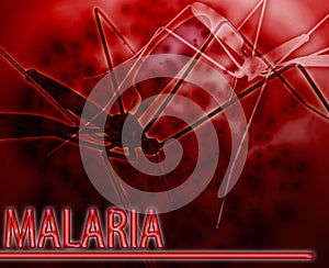 Malaria Abstract concept digital illustration