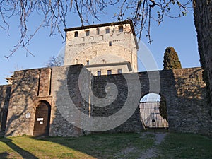 Malaspina Castle in Bobbio.