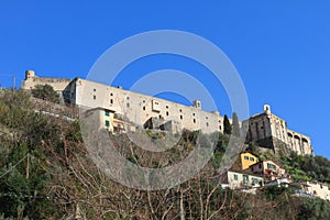 Malaspina castle in Massa, Tuscany, Italy photo