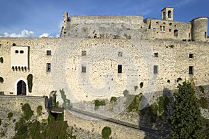 Malaspina Castle in the municipality of Massa Toscana