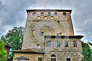 Malaspina-Dal Verme Castle. Bobbio. Emilia-Romagna. Italy.
