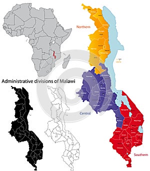 Malawi map