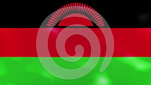 Malawian dense flag fabric wavers, background loop