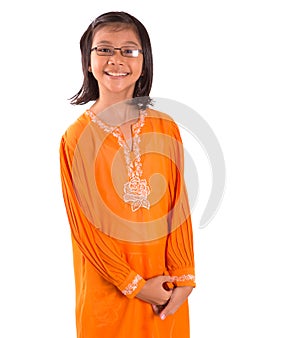 Malay Girl In Traditional Dress II