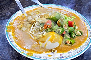 Malay Mee Rebus Dish