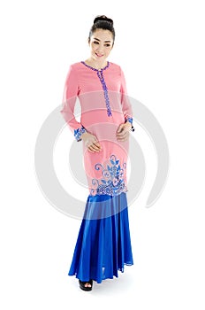 Malay woman in traditional dress