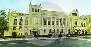 Malaya Dmitrovka street, 6- Lenkom theater building in Moscow