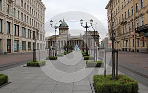 Malaya Konyushennaya Street, St. Petersburg, Russia