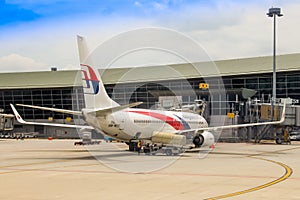 Malaysia Airlines's B737 On Arrival at KLIA