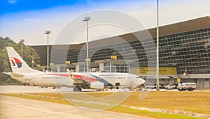 Malaysia Airlines's B737 Disembarking at KLIA