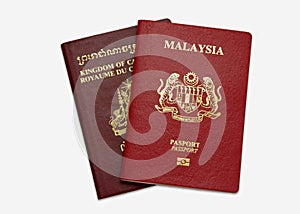 Malaysia and Cambodian Passport photo