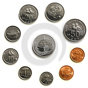 Malaysia Coins - macro photo