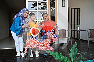 Malaysia flag independence day celebration