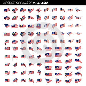 Malaysia flag, vector illustration