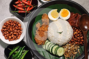 Malaysia food nasi lemak