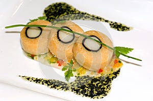 Malaysia Kuala Lumpur: Culinary; salmon medaillon