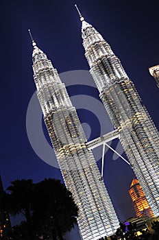 Malaysia; Kuala lumpur; twin towers of petronas