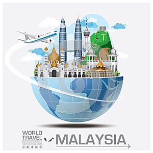 Malaysia Landmark Global Travel And Journey Infographic