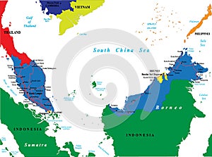 Malaysia map