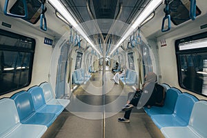 MRT - Mass Rapid Transit in Malaysia. Lightrail, economic.