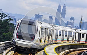 Malaysia MRT train for transportation and tourism