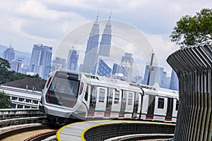 Malaysia MRT train for transportation and tourism