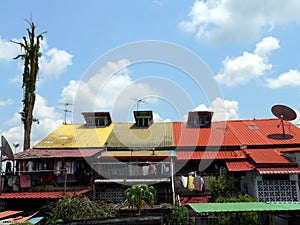 Malaysia. Painted Roofs