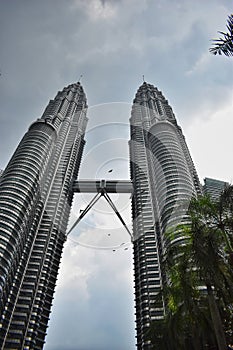 Malaysia, Petronas Twin Towers in Kuala Lumpur.