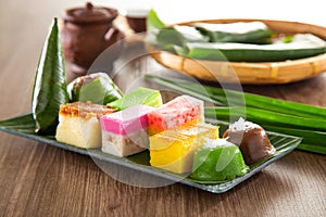 Malaysia popular assorted sweet dessert or simply known as kueh or kuih