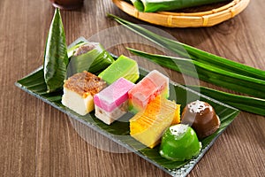 Malaysia popular assorted sweet dessert or simply known as kueh or kuih