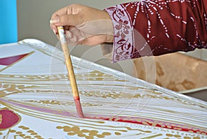 Malaysia traditional batik canting or batik tulis