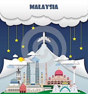 Malaysia travel background Landmark Global Travel And Journey In