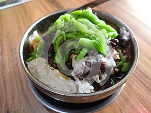 Malaysian desserts called Cendol.