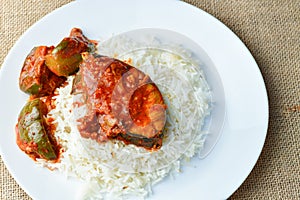 Malaysian Dish `Asam Pedas